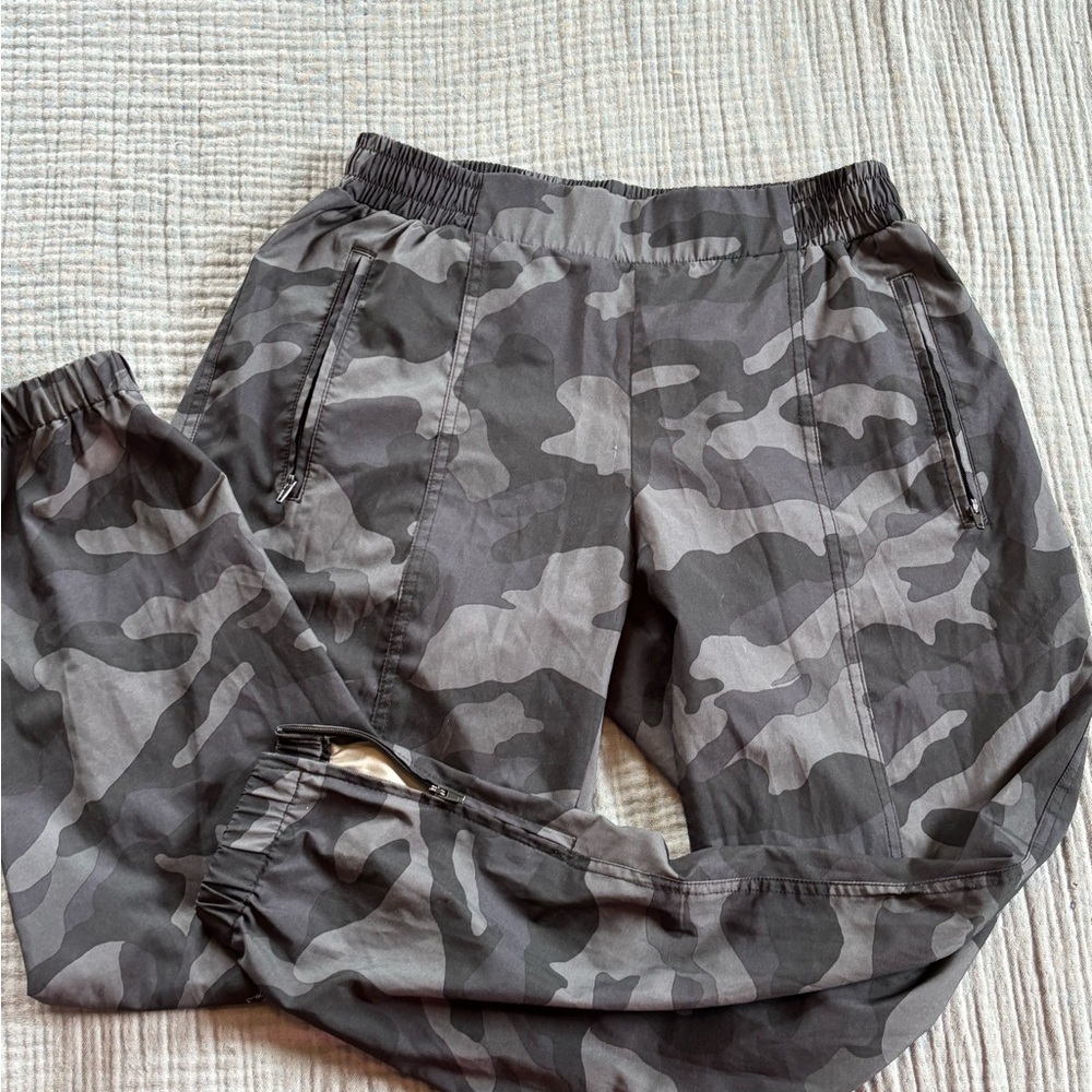 Old Navy Gray and Black Track Pants